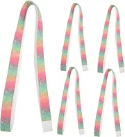 5Pcs Non Slip Handle Wraps for Badminton Tennis Rackets Slip Racket Grip Tape Lightweight Sweatbands Portable and Easy to Use for Enhanced Performance