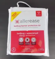 AllerEase Twin XL Bedbug Barrier Protection Kit Mattress & Pillow Protector