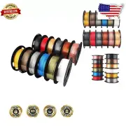 12 Spool Gold Silk PLA 3D Printer Filament Bundle - 1.75mm, Tangle-Free