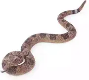 Realistic Fake Snakes Toy Soft Rubber Snake Figure Garden Snake Scare Birds and