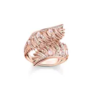 Buy Ring Phoenix wing with pink stones rose gold by Thomas Sabo online - THOMAS SABO Australia
