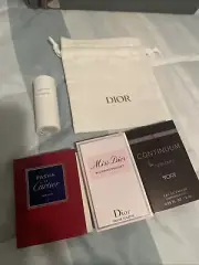 Dior Gris Dior 7.5 ml And Small Dust Covet And Sample Cartier Tum Miss Dior