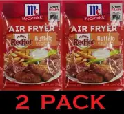 2x McCormick Air Fryer FRANKS RED HOT BUFFALO Seasoning Mix 1.25 oz - 2 PACK