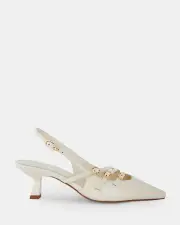 Shelly Shen Majie/Porcelain Patent Heels 10