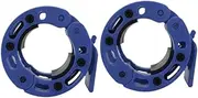 Qianly 2Pcs Barbell Clamps for Secure Fixing in Gym Workouts, Blue