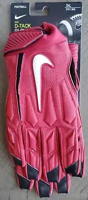 Nike D-Tack 6.0 NFL Football Gloves Alabama Crimson Tide Sz 3X-Large CK2926-661