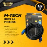 HDMI 電纜 1.5M 3M 5M 10M 15M 20M PREMIUM 2.0 4K MTECH 高清電視 1.5