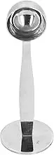 Coffee Tamper Spoon, 2 in 1 Stainless Steel Coffee Bean Hammer Spoon with Function of Spoon and Powder Press Dishware Safety