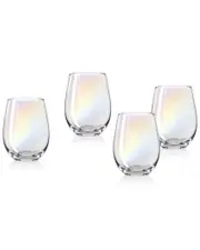 Godinger Sedona Stemless Wine Glasses (Set of 4) NoSize Multi