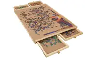 Jigsaw Puzzle Craft Table – Portable Board for Tabletop Games and Puzzles