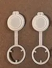Tupperware KEEP-KAPS Soda Pop Bottle Cap Covers Set of 2 Sheer Mold # 198 New