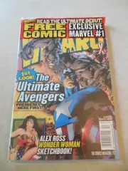 WIZARD Magazine #123, DECEMBER 2001, ULTIMATE AVENGERS, ALEX ROSS, HULK, SEALED!