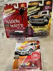 Johnny Lightning/Auto World (3) Exclusive Die Casts..1/64