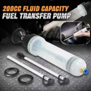 200CC Fluid Extractor Pump for Car Fluid Transfer, Oil Change Syringe with Hose