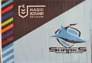 2024 NRL MAGIC ROUND OFFICIAL SUPPORTER FLAG – CRONULLA SUTHERLAND SHARKS