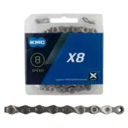 KMC Chain, X8.93, 1/2″ X 3/32″ X 116L, Suitable for 6/7/8 speed with connector i
