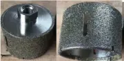 3" Diamond Zero Tolerance grinding Drum core bit TWO IN ONE for stone concrete