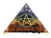 7 Chakra Orgone Pyramid - Pentacle
