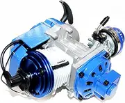 BLYGO Performance Racing Blue 49cc 2 stroke Engine Motor Mini Pocket Quad Dirt Bike