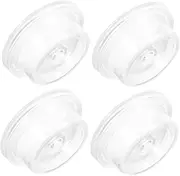 HAMPPLIES 4Pcs Silicone Bowls Clear Silicone Accessories for Manual Pumps Safe and Durable Design Easy to Clean and Use Compatible with Milk Pumps Present for Moms