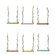 Bird Climbing Perch Parrots Cage Toy Swing Hanging Chewing Toy