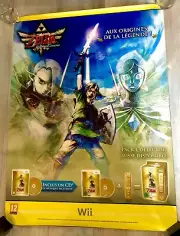 Zelda Skyward Sword HD Nintendo Switch Promo Official Store Poster 80X60