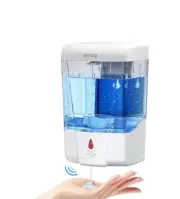 SVAVO Soap Dispenser Wall Mount 21oz/600ml, Automatic Soap Dispenser Touchless W