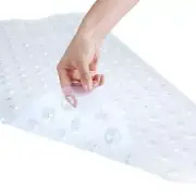 Bath and Shower Safety Mats 40 x 16 Inch Non-Slip and Extra Large, Bath Floor...
