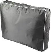 Dog Bed Scratch Resistant Waterproof Soft cushioned Plush Canvas Dog Floor Mat Black (100x80x10cm)
