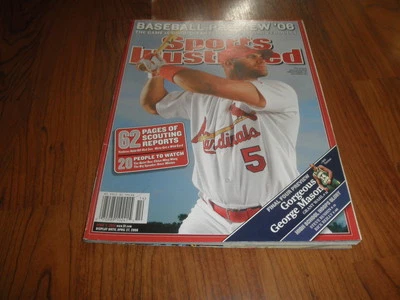 ALBERT PUJOLES-Vintage Sports Illustrated Magazine issue-Mint -No Label