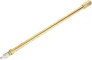 X AUTOHAUX Tire Valve Stem Air Inflation Adaptor Durable 200mm Long Tire Valve Extension Copper Silver Tone Gold Tone