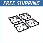 Reliable GE Stove Grate Replacement Set - Thick Iron Grates with Rubber Feet