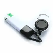 Silicone Sticker Lighter Leash Safe Stash Clip Retractable Keychain Holder C_D6