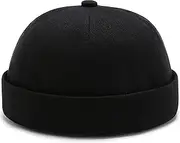[XYIYI] Cotton Brimless Docker Cap Adjustable Street Casual Sailor Cap Skullcap Beanie Hat