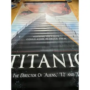 鐵達尼號 (Titanic) - 李奧納多、詹姆斯柯麥隆 - 美國原版大型吊掛式電影海報 (1997年)