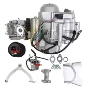 125cc SEMI AUTO ENGINE MOTOR 3+1 REVERSES FOR ATV QUAD GO KART TRIKE DRIFT MOWER