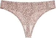 [FARZAH] Women Panties Female Underwear 3PCS/Set Sexy Thong Women's Panties Leopard Seamless Female Underwear Low-Waist Elasticity Sports G-String for Ladies Ice Silk Lingerie(Color 5 1pc,S)