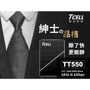 TCELL 冠元 TT550 480GB 2.5吋 SATAIII SSD固態硬碟 (英倫紳士風) 蝦皮直送