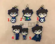 Anime Detective Conan rubber Keychain Key Ring Straps Rare cosplay
