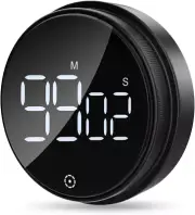 Digital Kitchen Timer for Kids Battery Powered Large LED Magnetic Timer for Cook