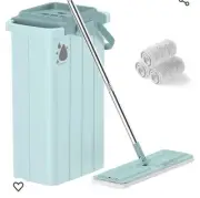 YQiuNB Mop and Bucket with Wringer Set, Wet & Dry Use Mops for Floor (M662)