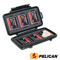 在飛比找momo購物網優惠-【PELICAN】0945 CF 記憶卡收納盒 黑(公司貨)