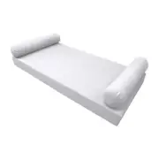 |SLIPCOVER ONLY|S5 Daybed Mattress Bolster Pillow Cover Knife Edge Queen AD105