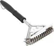 BBQ Grill Brush Scraper 16.5 Inches Steel Wire Easy Clean BBQ Brushes for Outdoor Cooking