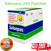 VALUE PACK Salonpas Pain Relieving Patch 240 Patches Muscle, Neck, Shoulder Pain