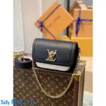 二手精品 LV LOCKME TENDER CROSS-BODY BAG M58557黑色