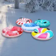 Inflatable Skiing Ring 90cm Rollover Outdoor Children's Thick Skiing Ring Skiing