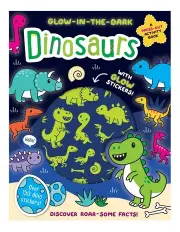 GLOW-IN-THE-DARK STICKER ACTIVITY BOOK - Dinosaurs