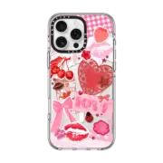 iPhone 16 Pro Max Clear Case MagSafe Compatible Transparent Junk Journal Stickers
