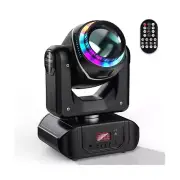 U`King 80W LED Moving Head Light Rotating 18-Facet Prism DJ Lighting Stage Li...